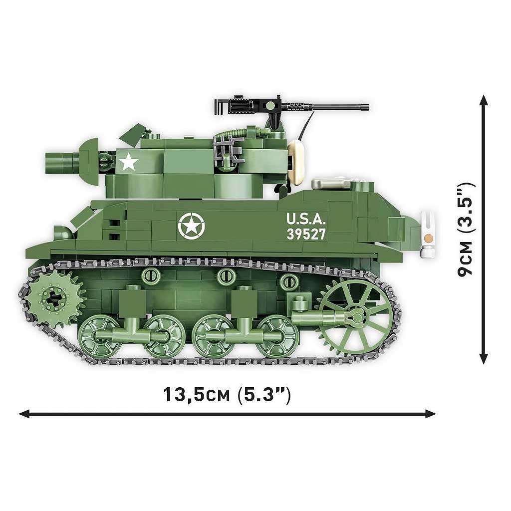 COBI: WWII H.M.C M8 Scott czołg konstrukcyjny (2279) kép 4