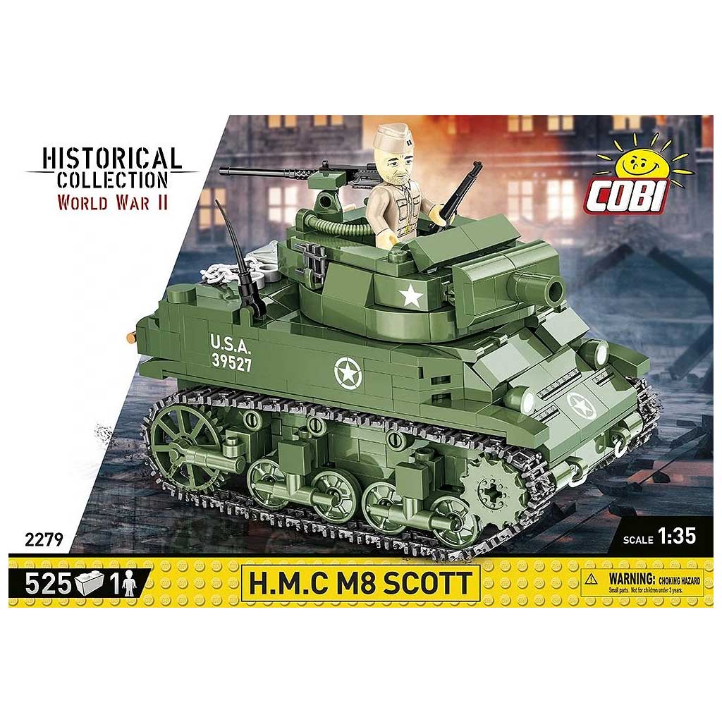 COBI: WWII H.M.C M8 Scott czołg konstrukcyjny (2279) kép 1