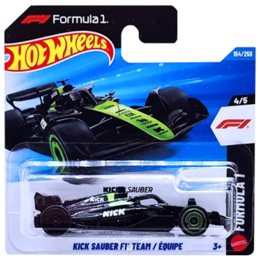 Hot Wheels: Kick Sauber F1 Team mały samochód 1/64 - Mattel kép 1