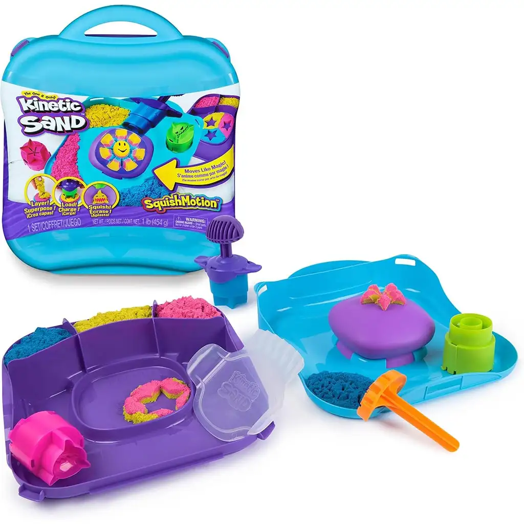 Kinetic Sand: plastelina piaskowa SquishMotion 454g - Spin Master kép 2