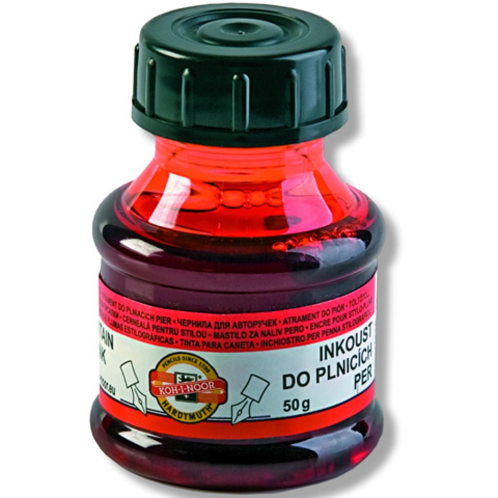 ICO: Koh-I-Noor 141502 czerwona tinta 50ml kép 1