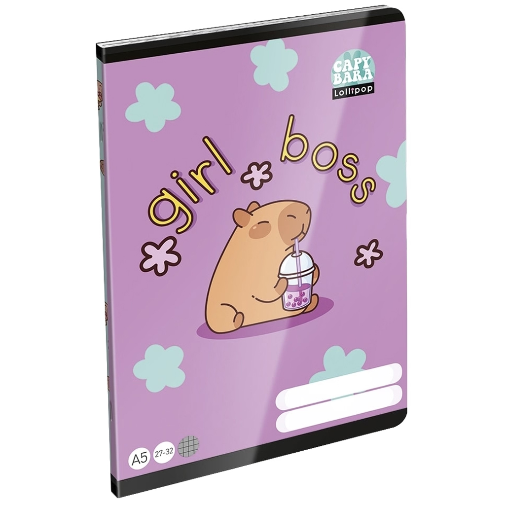 ICO: LizzySuli Lollipop Capybara w kratkę zeszyt A/5 27-32 kép 1