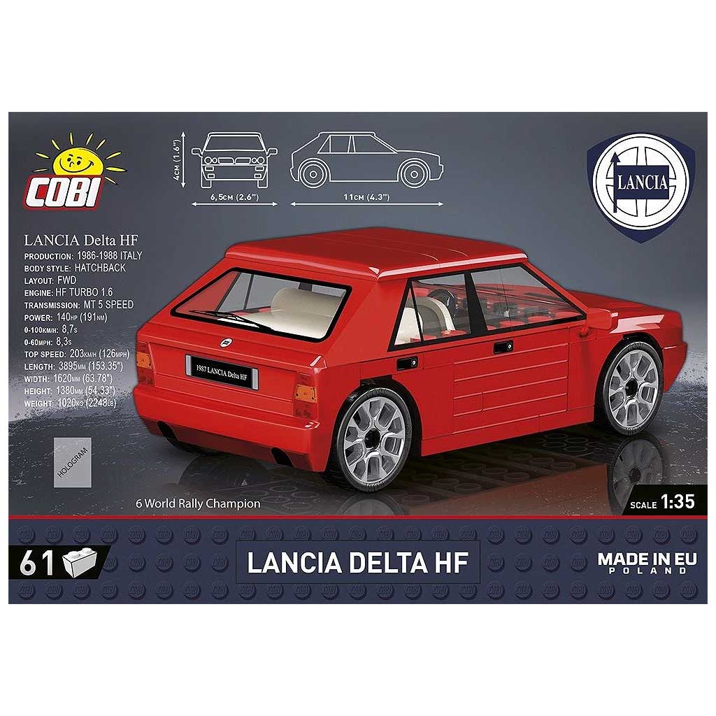 COBI: Lancia Delta HF samochód konstrukcyjny (24508) kép 2