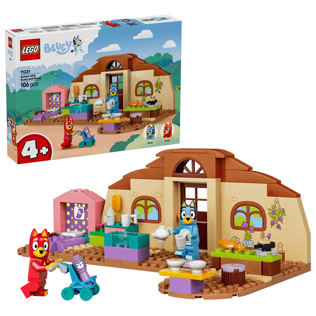 LEGO® Bluey™: Rusty i Bluey w szkole (11221) kép 1