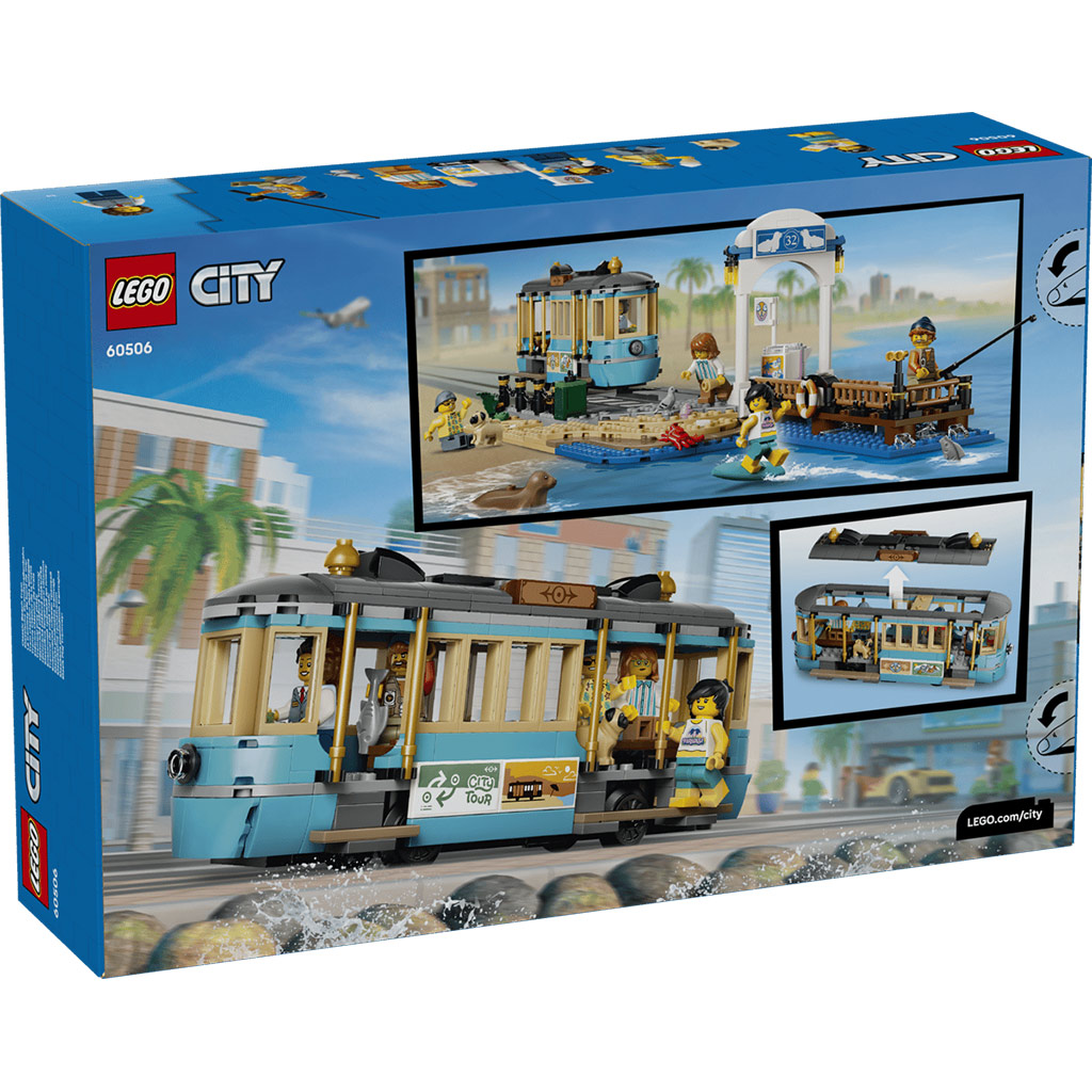 LEGO® City: Klasyczny nadmorski tramwaj (60506) kép 9