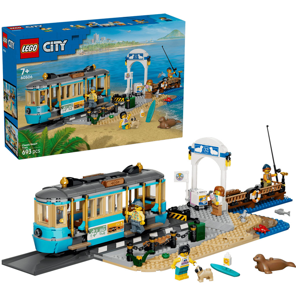LEGO® City: Klasyczny nadmorski tramwaj (60506) kép 1