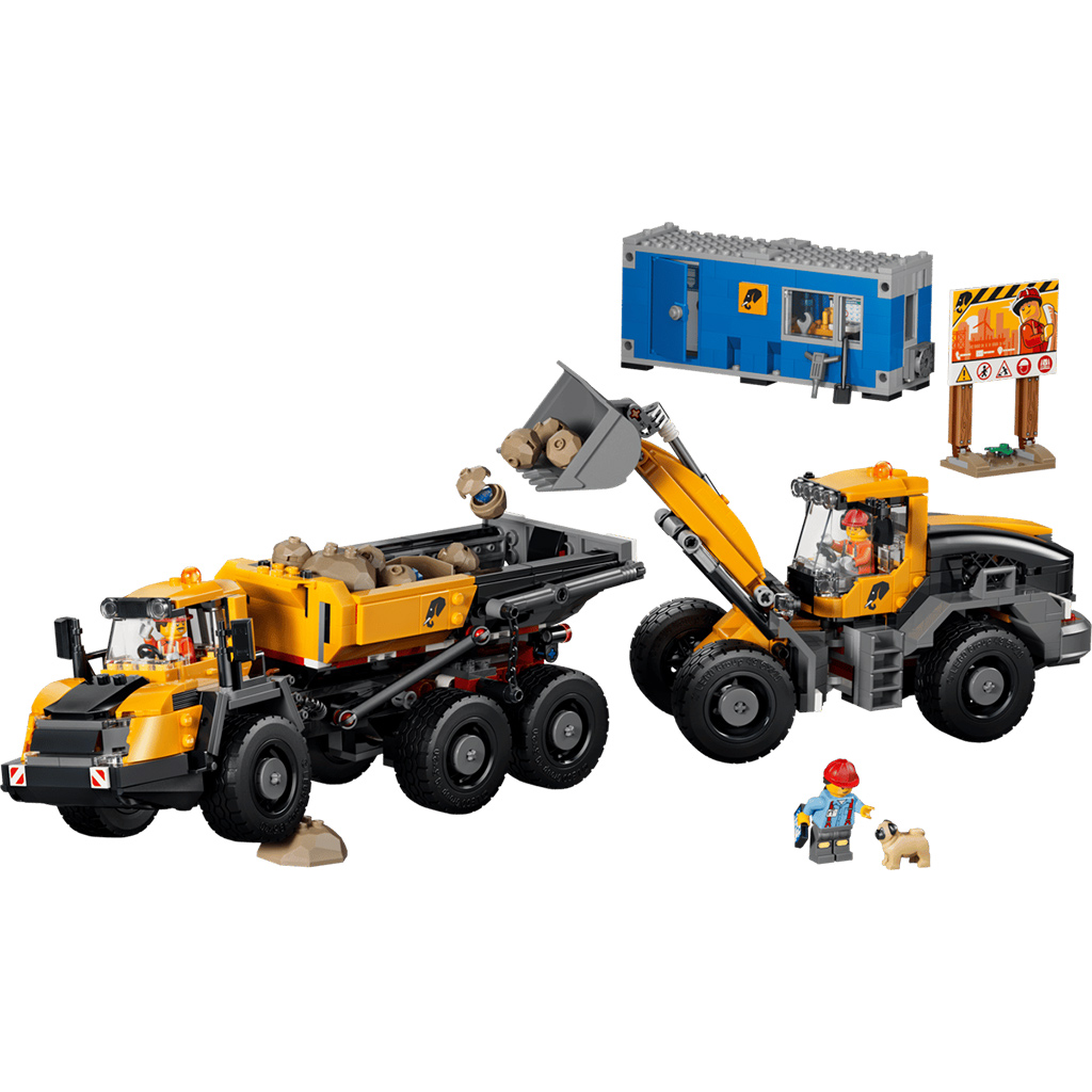 LEGO® City: Ładowarka czołowa i wywrotka (60494) kép 2