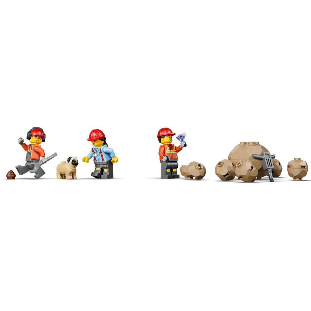 LEGO® City: Ładowarka czołowa i wywrotka (60494) kép 3