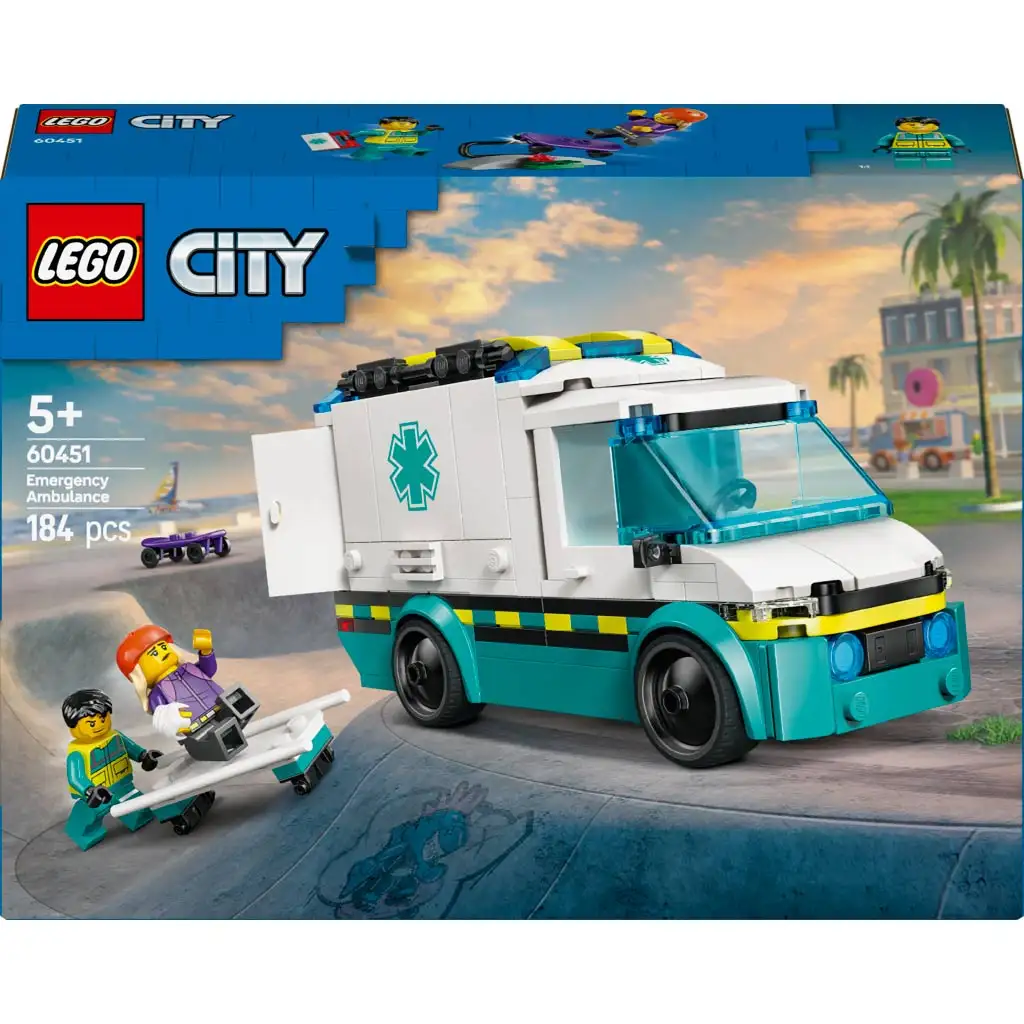 LEGO® City: Ratunkowe pogotowie ambulansowe (60451) kép 1