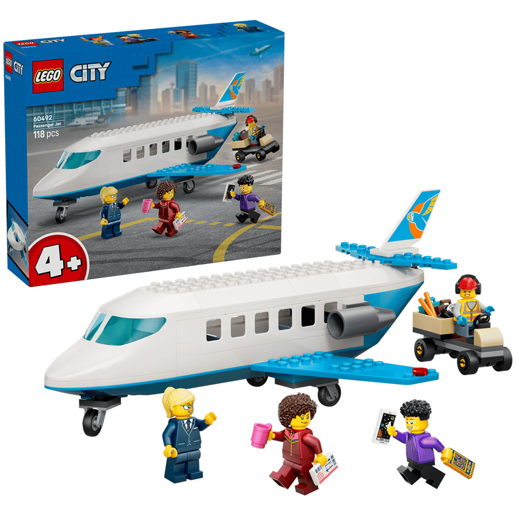 LEGO® City: Samolot pasażerski (60492) kép 1