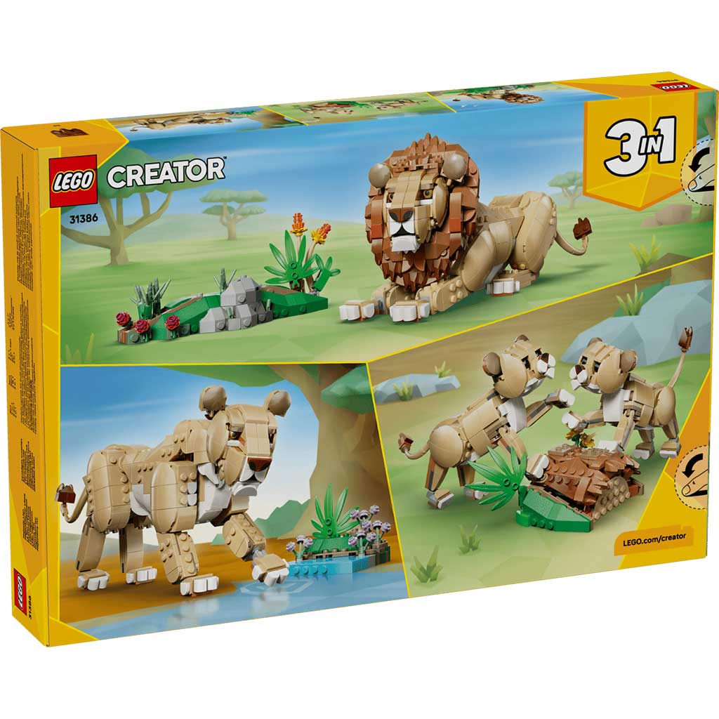 LEGO® Creator: Dzikie zwierzęta: Majestatyczny lew (31386) kép 7