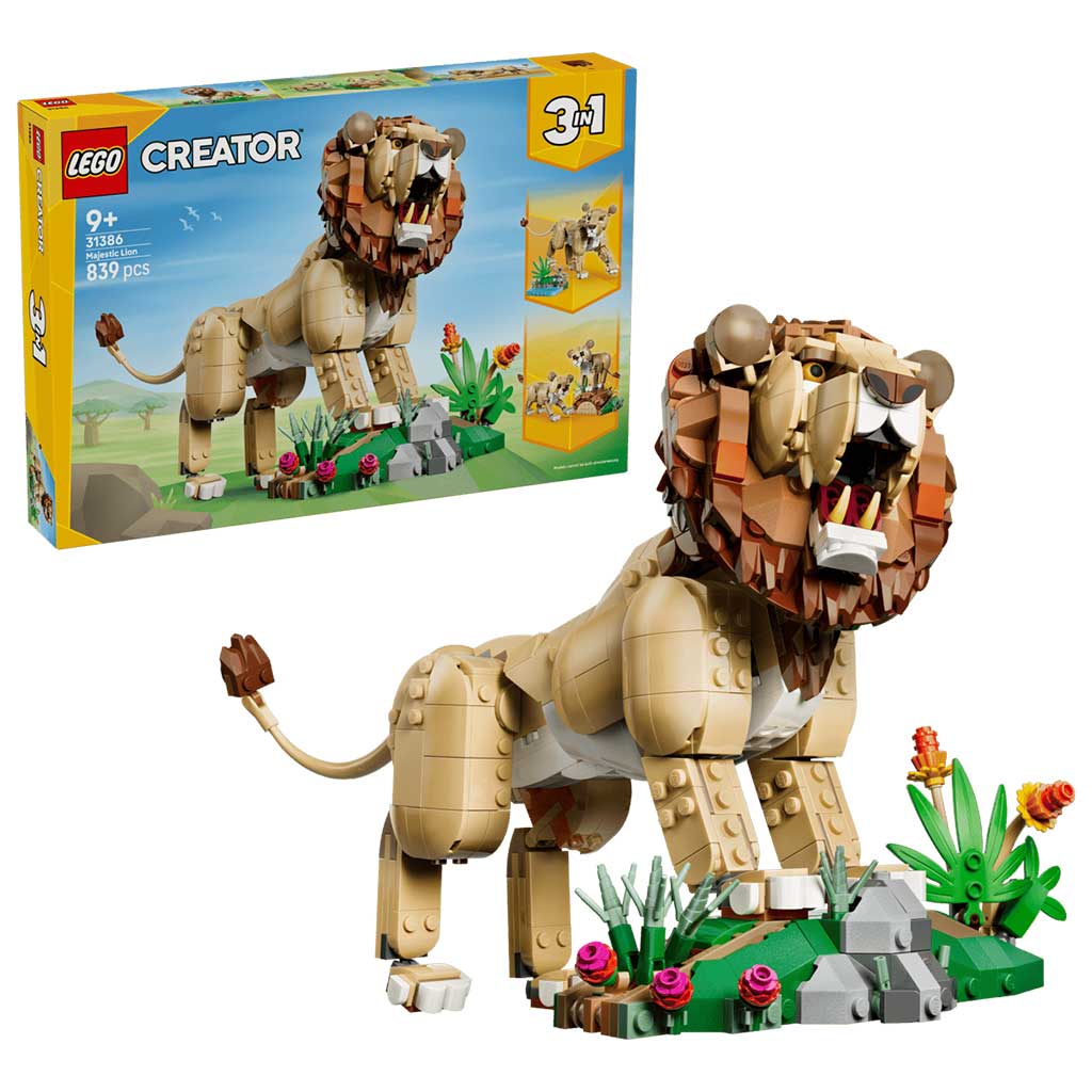 LEGO® Creator: Dzikie zwierzęta: Majestatyczny lew (31386) kép 1
