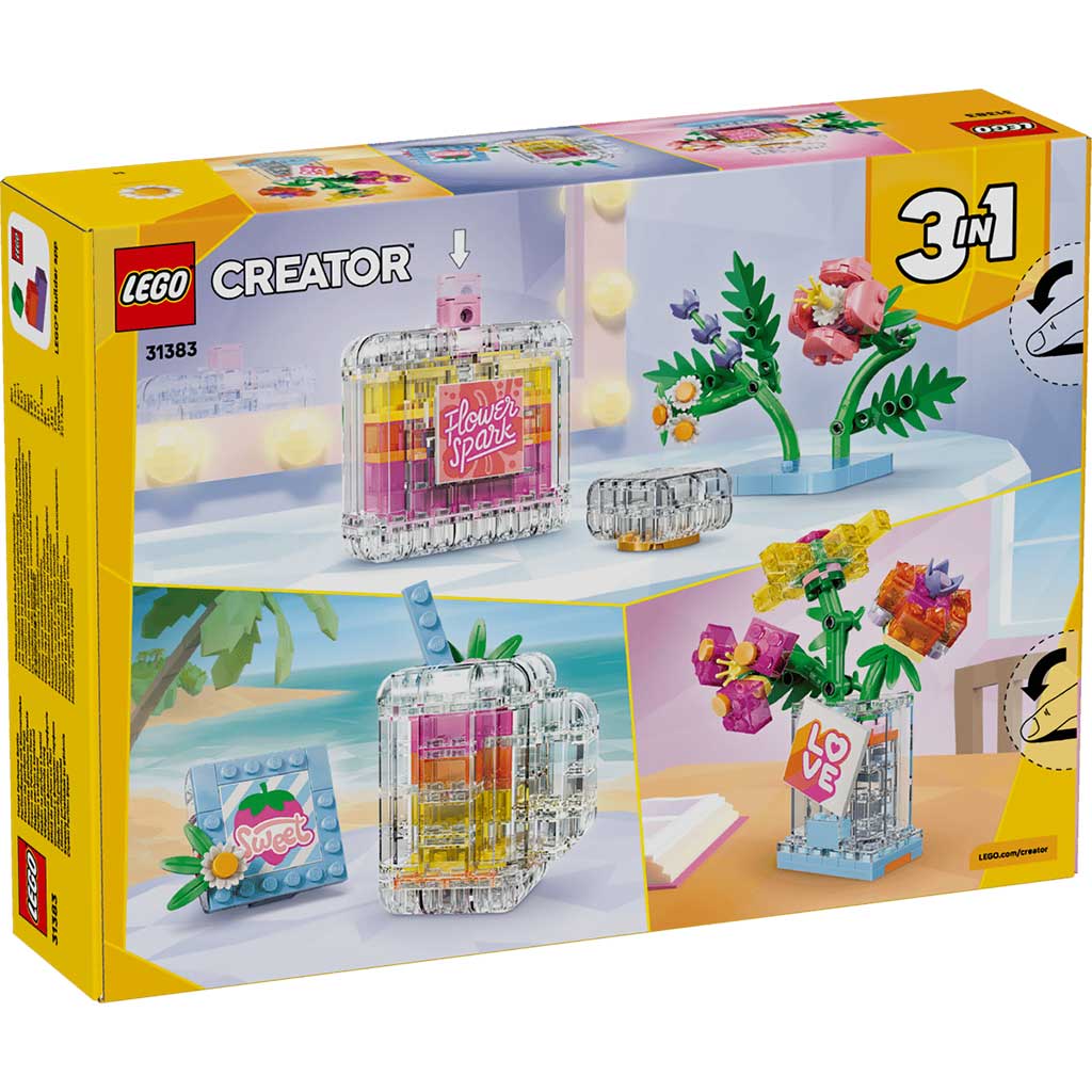 LEGO® Creator: Flakon perfum i kwiatowa dekoracja (31383) kép 7