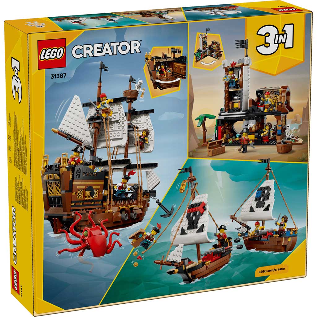 LEGO® Creator: Ikoniczny okręt piracki (31387) kép 9