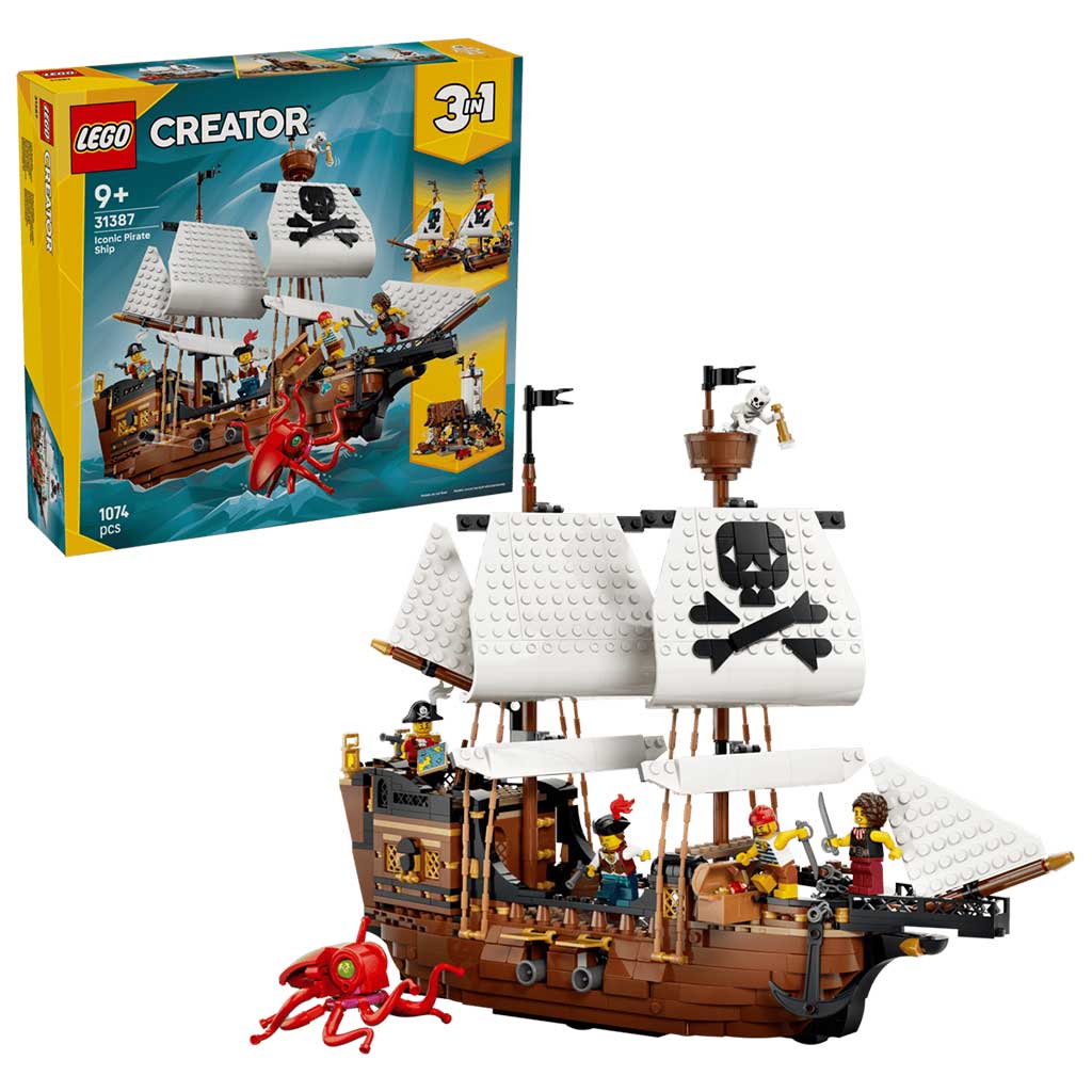 LEGO® Creator: Ikoniczny okręt piracki (31387) kép 1