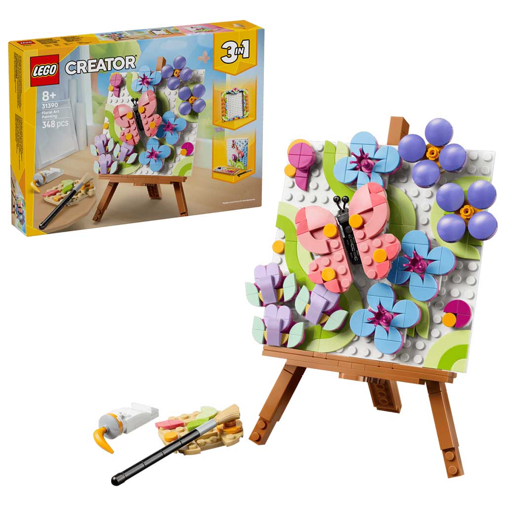 LEGO® Creator: Kwiatowe dzieła sztuki (31390) kép 1