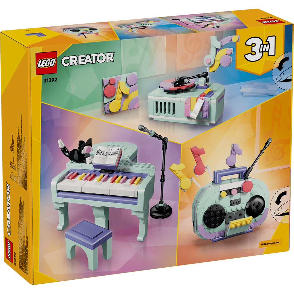 LEGO® Creator: Muzyczna dekoracja z kotem (31392) kép 8
