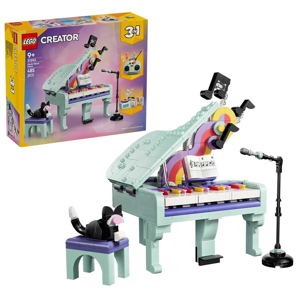 LEGO® Creator: Muzyczna dekoracja z kotem (31392) kép 1