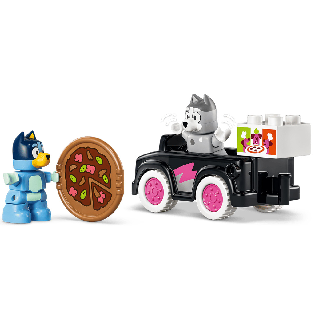 LEGO® DUPLO®: Dziewczynki z pizzą: Gombóc i Bluey (10469) kép 3
