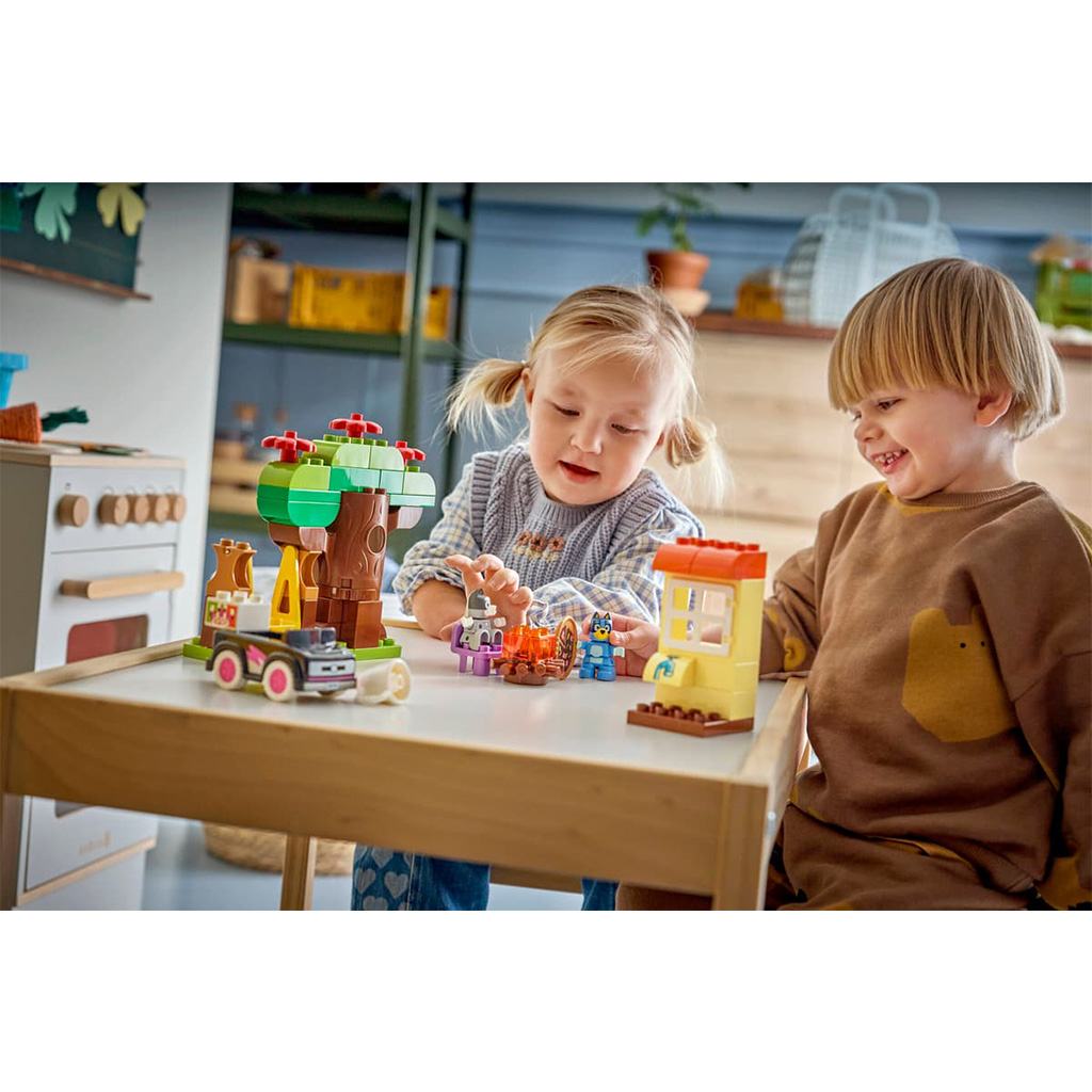 LEGO® DUPLO®: Dziewczynki z pizzą: Gombóc i Bluey (10469) kép 7