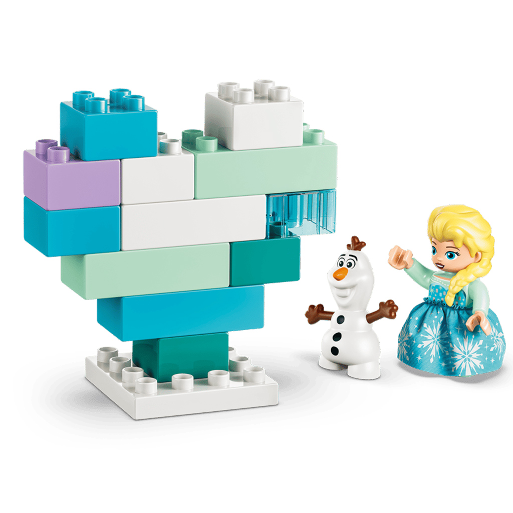 LEGO® DUPLO® Kraina lodu: kreatywne pudełko z figurkami Elsy i Olafa (10462) kép 6