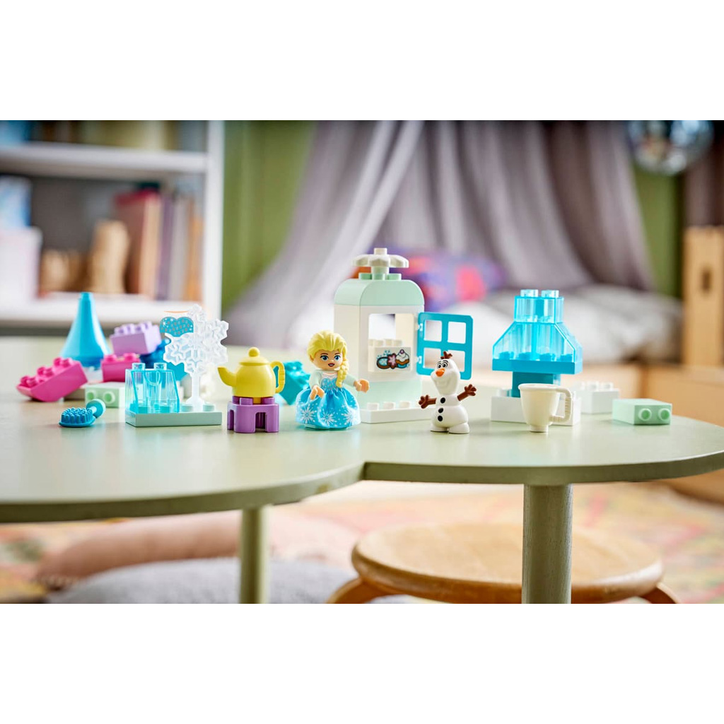 LEGO® DUPLO® Kraina lodu: kreatywne pudełko z figurkami Elsy i Olafa (10462) kép 9