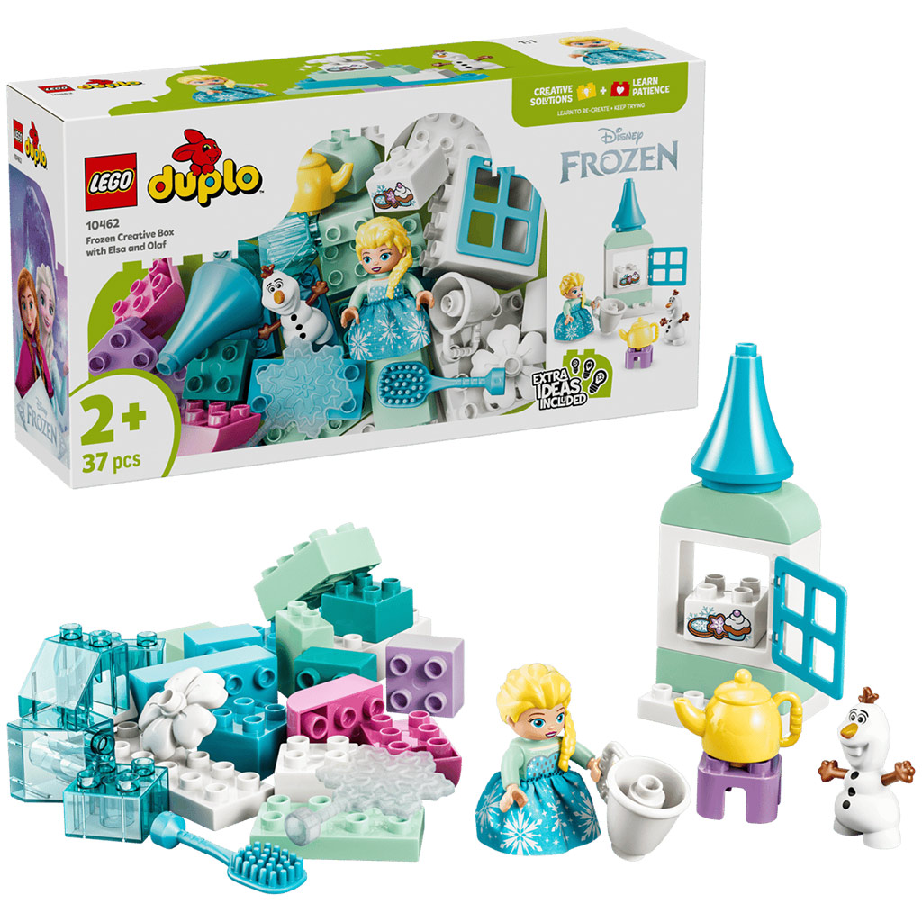 LEGO® DUPLO® Kraina lodu: kreatywne pudełko z figurkami Elsy i Olafa (10462) kép 1