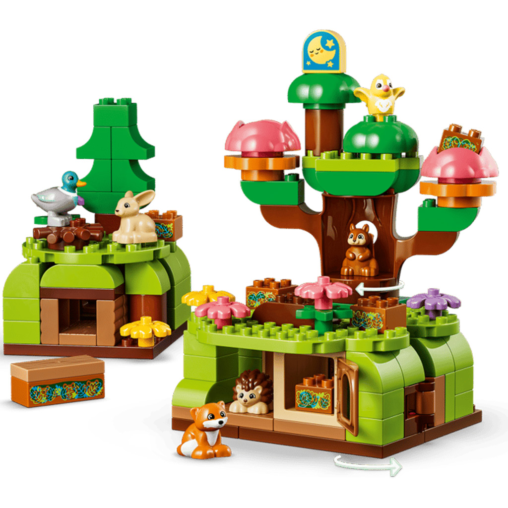 LEGO® DUPLO®: Leśna przygoda z dzikimi zwierzętami (10480) kép 9