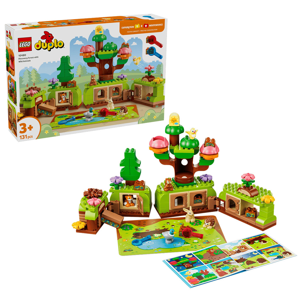 LEGO® DUPLO®: Leśna przygoda z dzikimi zwierzętami (10480) kép 1
