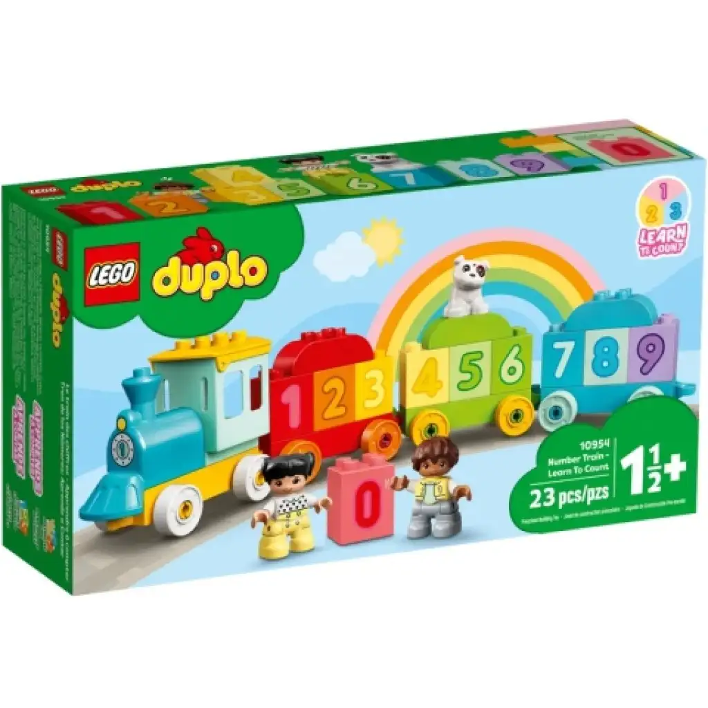 LEGO® DUPLO®: Pociąg z cyferkami – Nauka liczenia (10954) kép 1