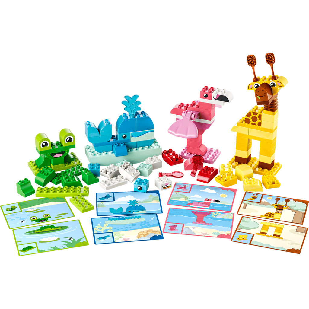 LEGO® DUPLO®: Zabawka konstrukcyjna z zwierzętami (10472) kép 2