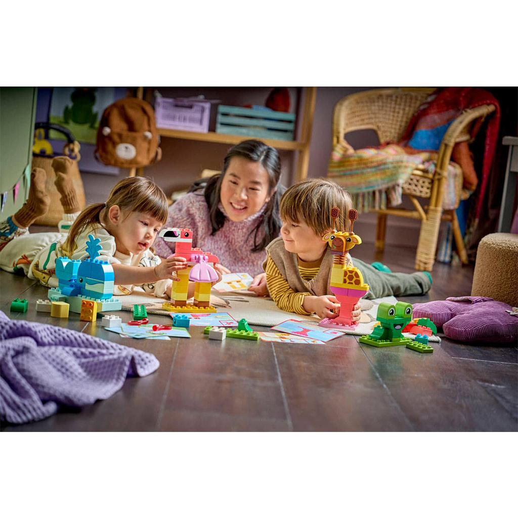 LEGO® DUPLO®: Zabawka konstrukcyjna z zwierzętami (10472) kép 9