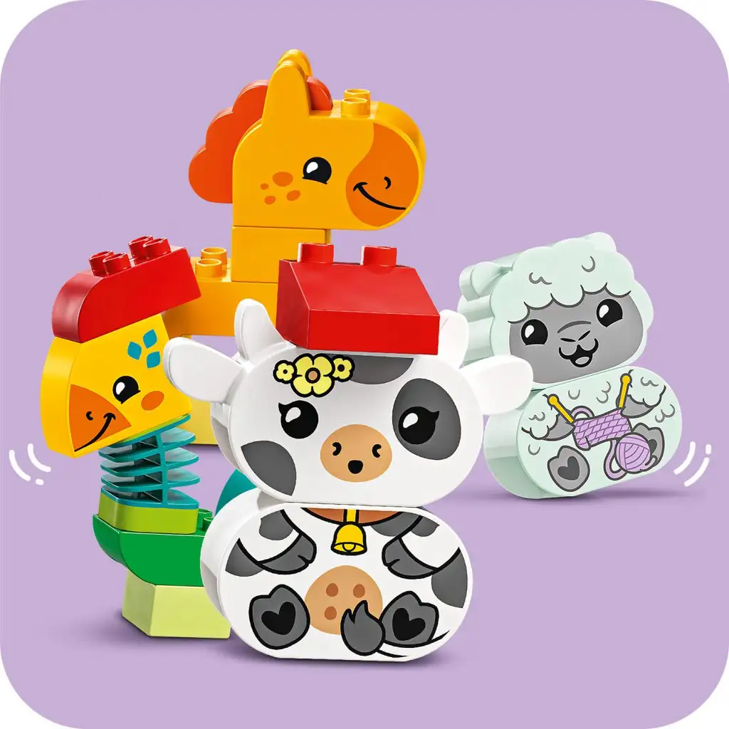 LEGO® DUPLO®: Zwierzęta w pociągu (10412) kép 8
