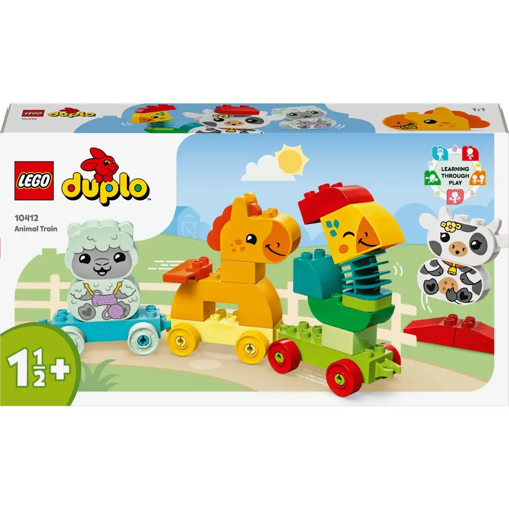 LEGO® DUPLO®: Zwierzęta w pociągu (10412) kép 1