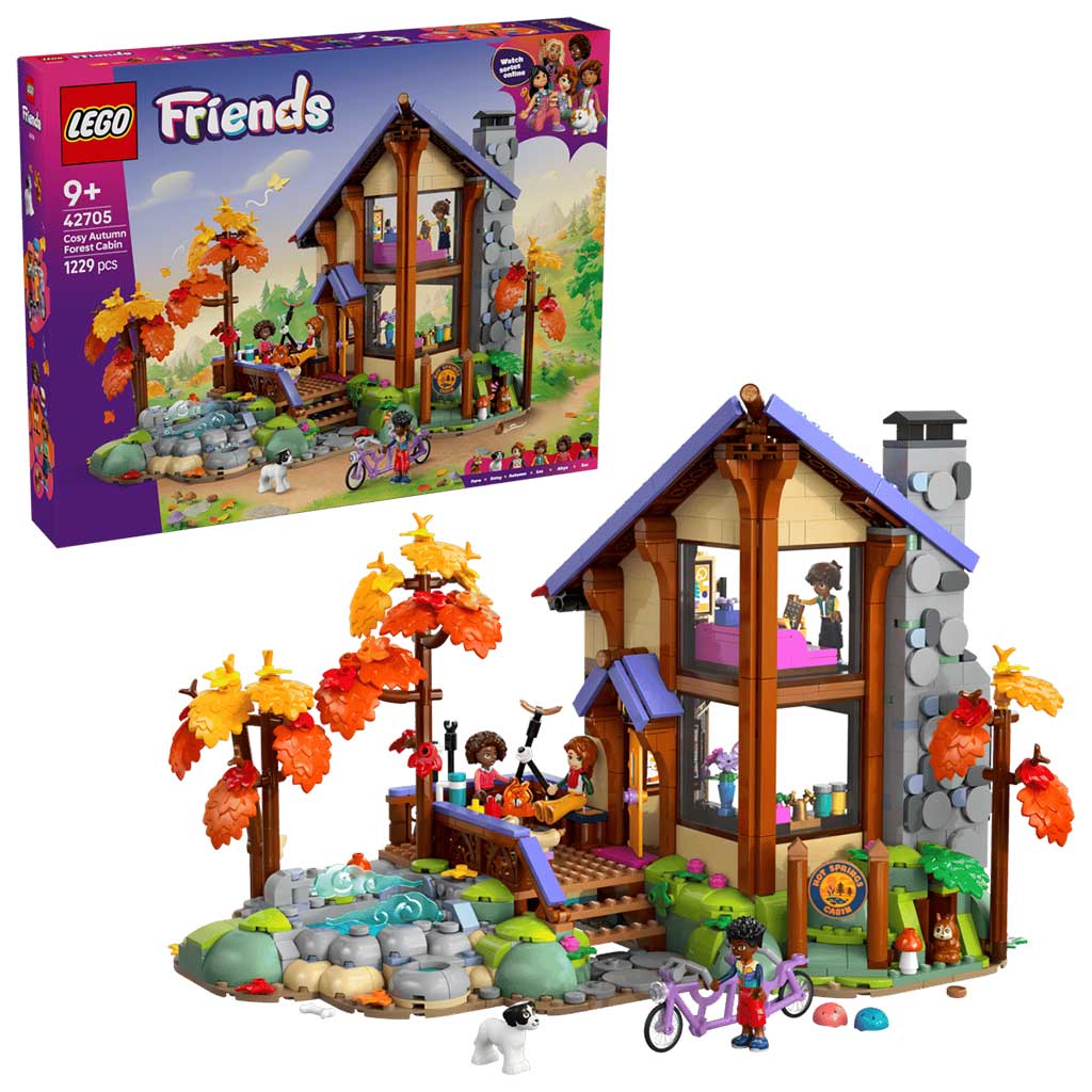 LEGO® Friends: Przytulna chatka w jesiennym lesie (42705) kép 1
