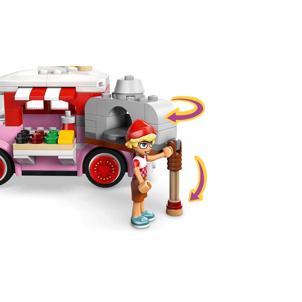 LEGO® Friends: Wózek z pizzą (42694) kép 5
