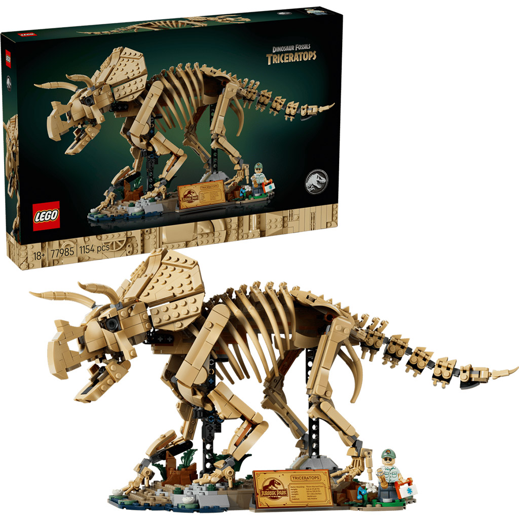 LEGO® Jurassic World™: Szczątki dinozaura: Triceratops (77985) kép 1