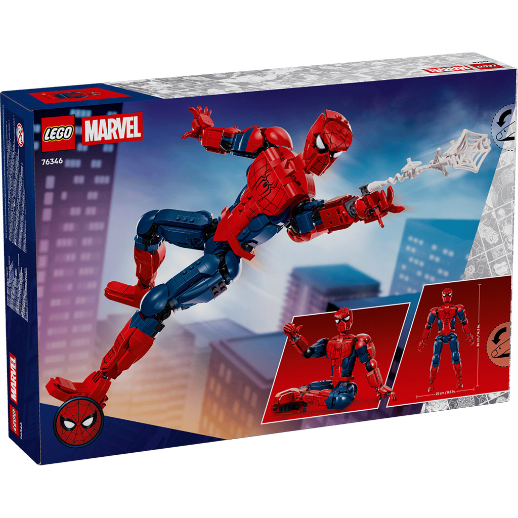 LEGO® Marvel: akcyjna figurka Spider-Mana (76346) kép 8