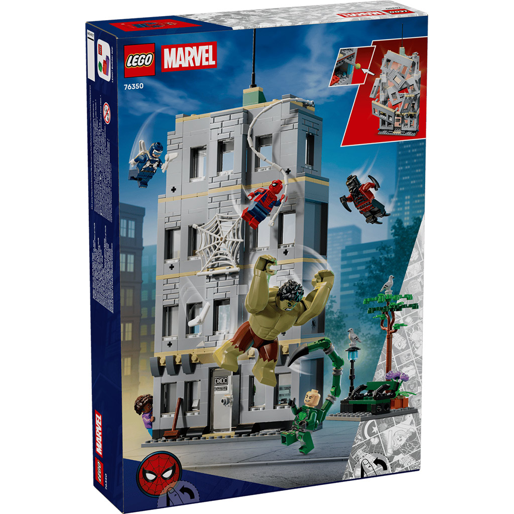 LEGO® Marvel: Bitwa Spider-Mana i Hulka (76350) kép 6