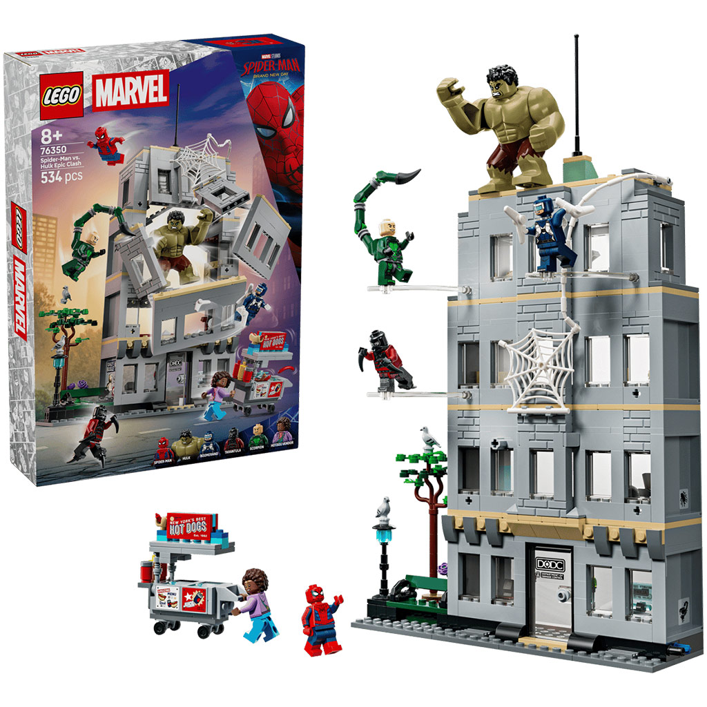 LEGO® Marvel: Bitwa Spider-Mana i Hulka (76350) kép 1