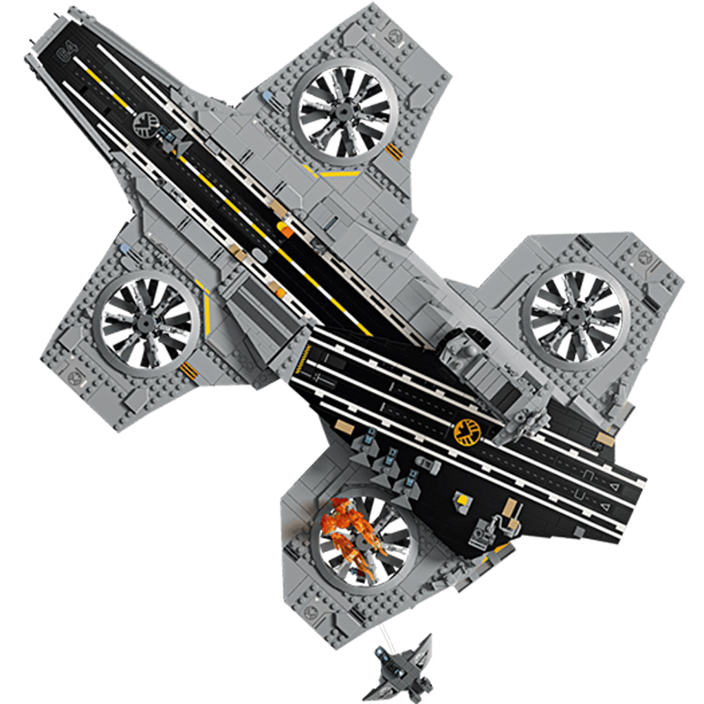 LEGO® Marvel: Latający lotniskowiec S.H.I.E.L.D. (76354) kép 4