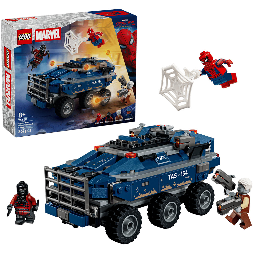 LEGO® Marvel: Spider-Man: Pościg za transportem więźniów (76349) kép 1