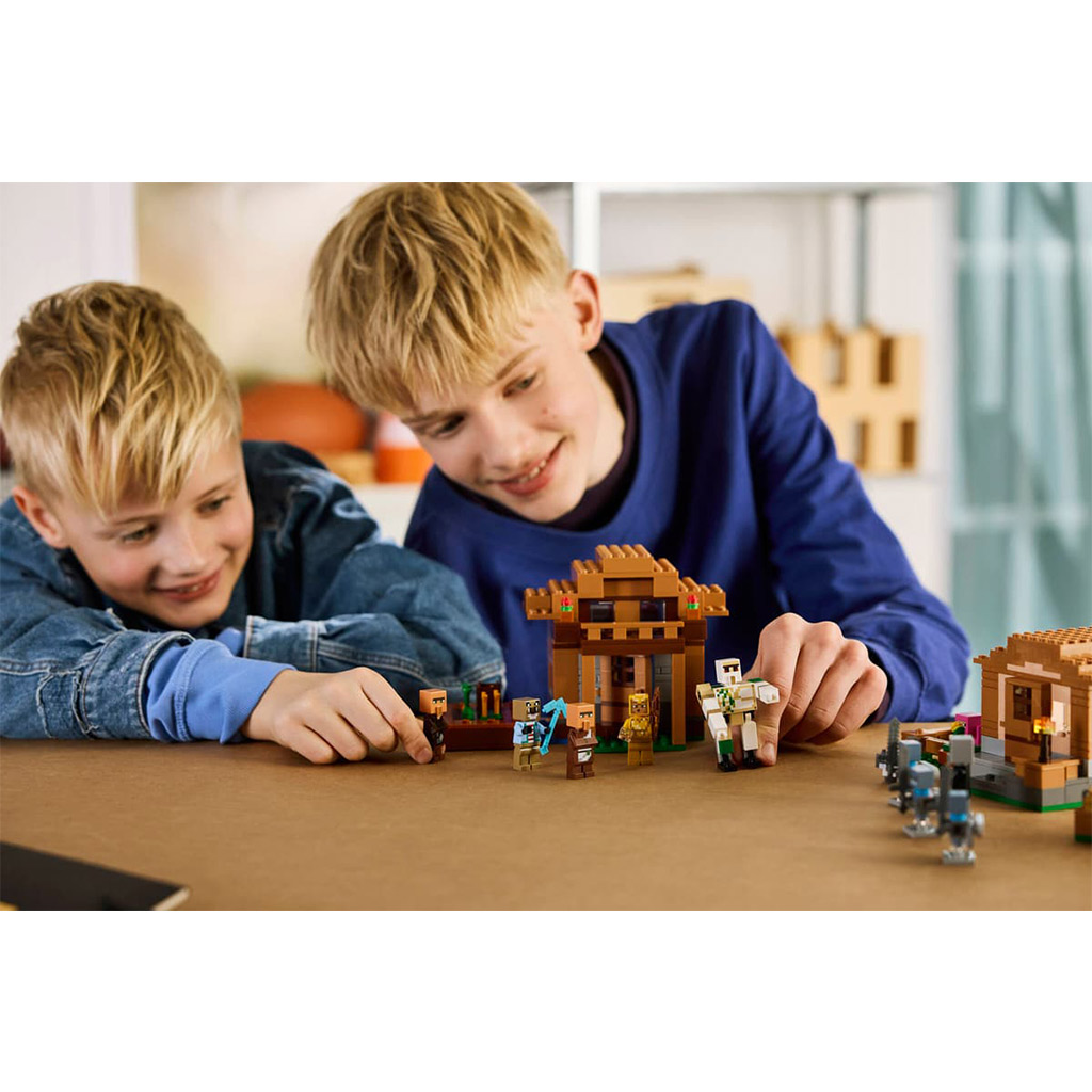 LEGO® Minecraft: Atak przywoływacza w wiosce (21596) kép 10