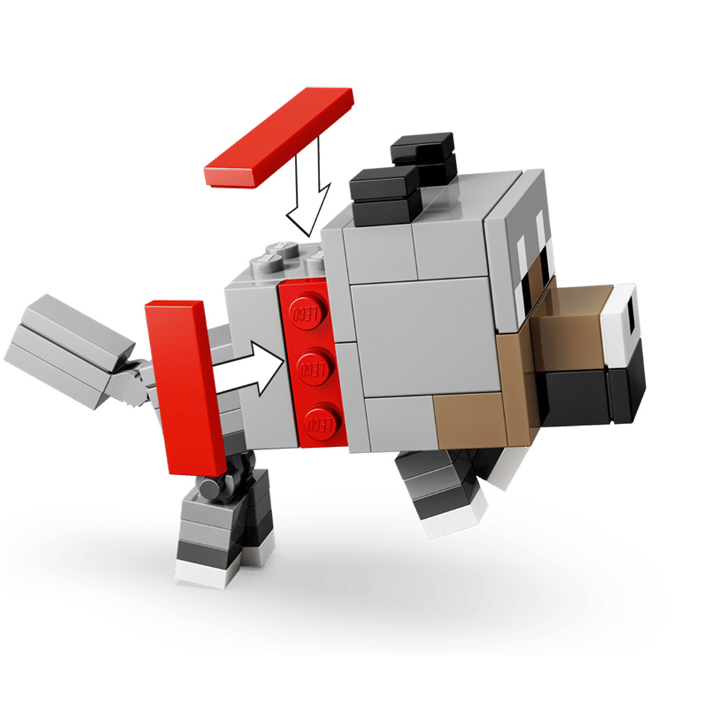 LEGO® Minecraft: Jeździec na kurczaku, atak na pustyni (21592) kép 7