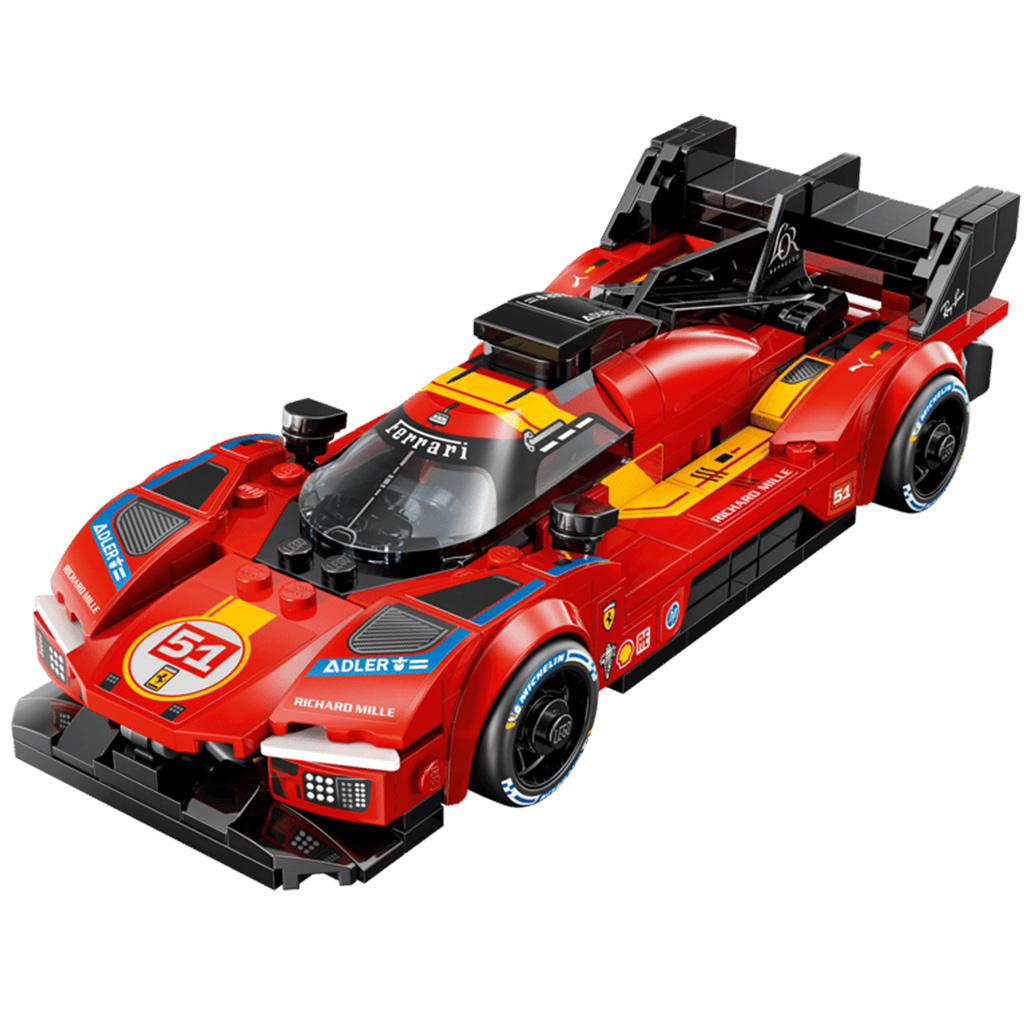 LEGO® Mistrzowie prędkości: Ferrari 499P (77261) kép 3