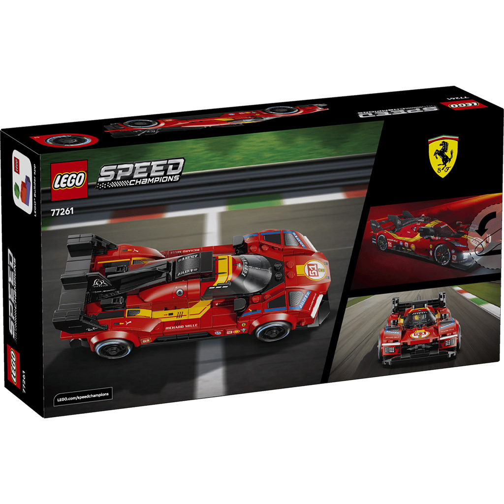 LEGO® Mistrzowie prędkości: Ferrari 499P (77261) kép 6