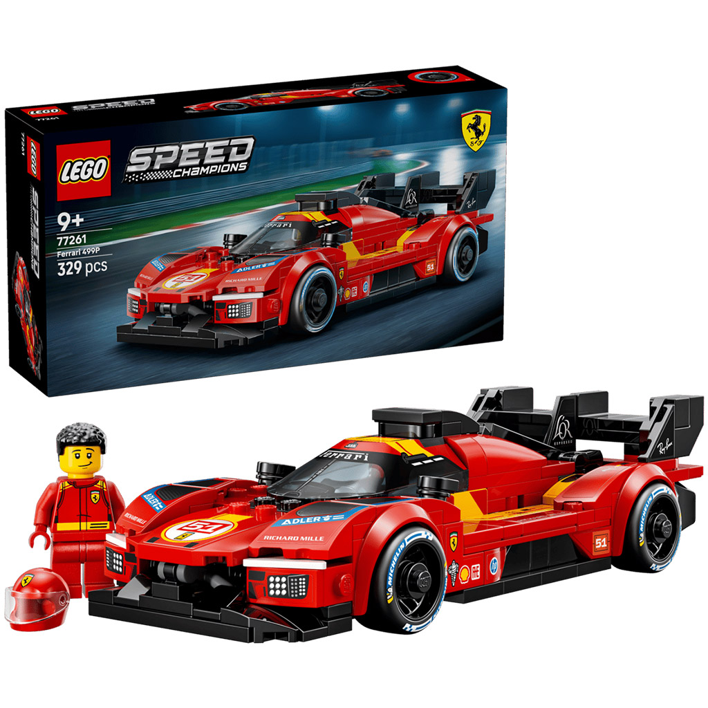 LEGO® Mistrzowie prędkości: Ferrari 499P (77261) kép 1