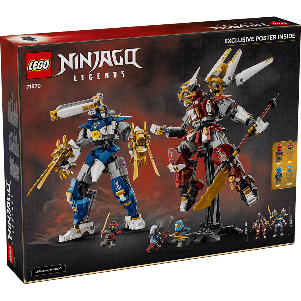 LEGO® Ninjago: Bliźniacze tytanowe pancerze (71870) kép 9
