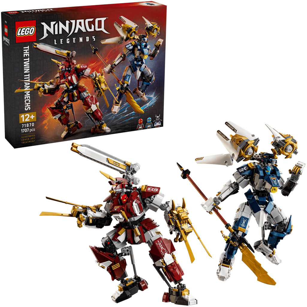 LEGO® Ninjago: Bliźniacze tytanowe pancerze (71870) kép 1
