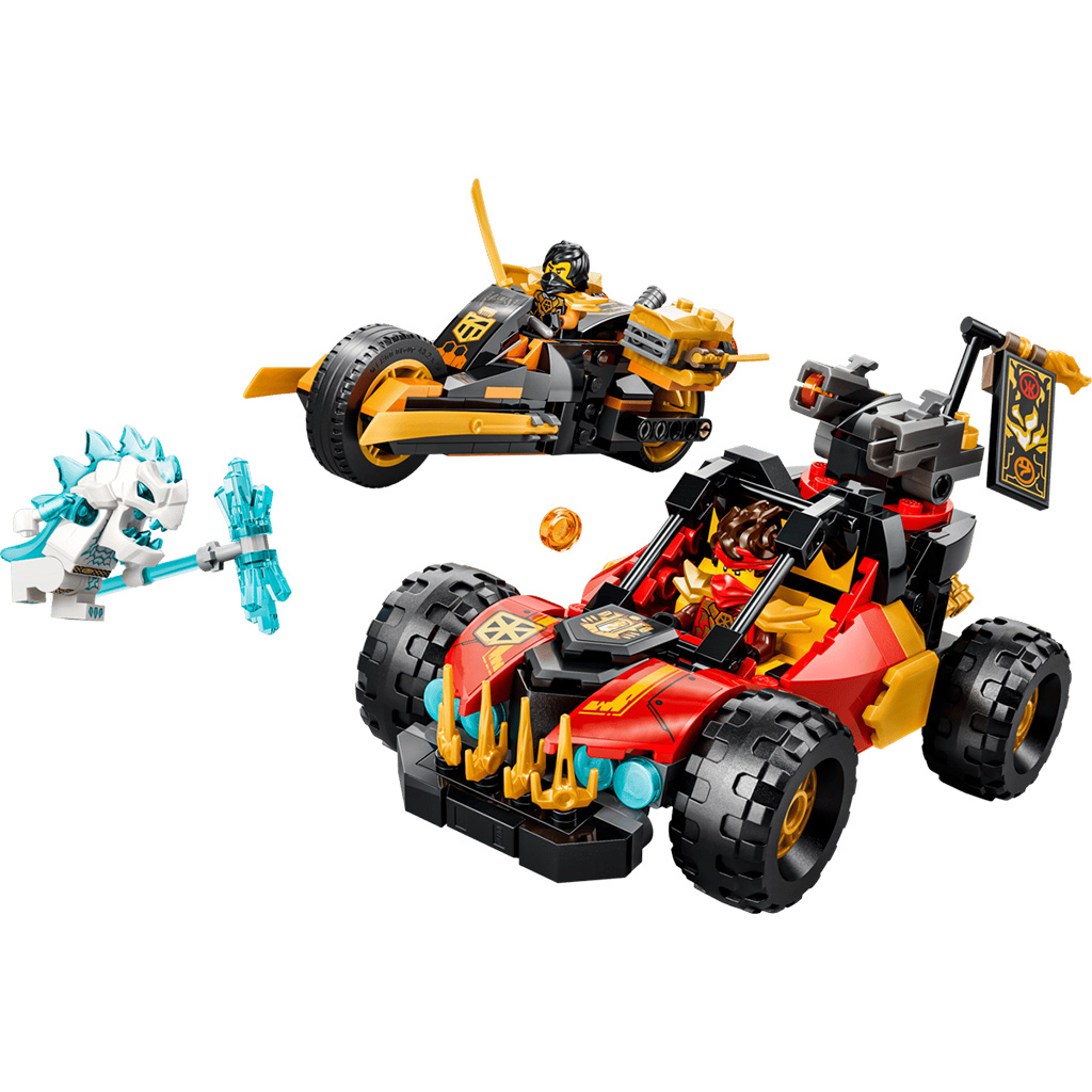 LEGO® Ninjago: Łączone pojazdy Kaia i Colea (71864) kép 2
